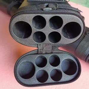 Estuche portátil a prueba de golpes para tacos de billar y snooker, de poliuretano negro, de 8 1/2 pulgadas. - Product Image 4