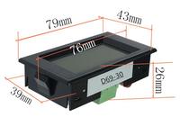 Pengukur Voltmeter Digital Layar LCD 0-199.9V Pengukur Tegangan Meter Pengukur Daya Pemantauan Pengujian Volt