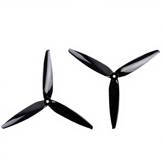 Gemfan 7040 Three-Blade 7-Inch Carbon Fiber Propeller for FPV Long-Range Racer Drone Blades Made in Dongguan Color Box Packaging