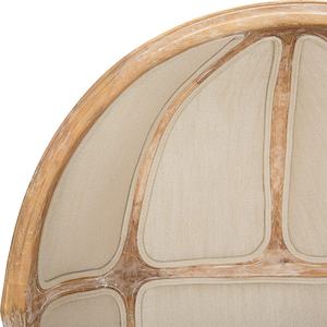 เก้าอี้พักผ่อนทรงกรงนกหุ้มผ้าโครงไม้หรูหราสำหรับห้องนั่งเล่น - Product Image 6