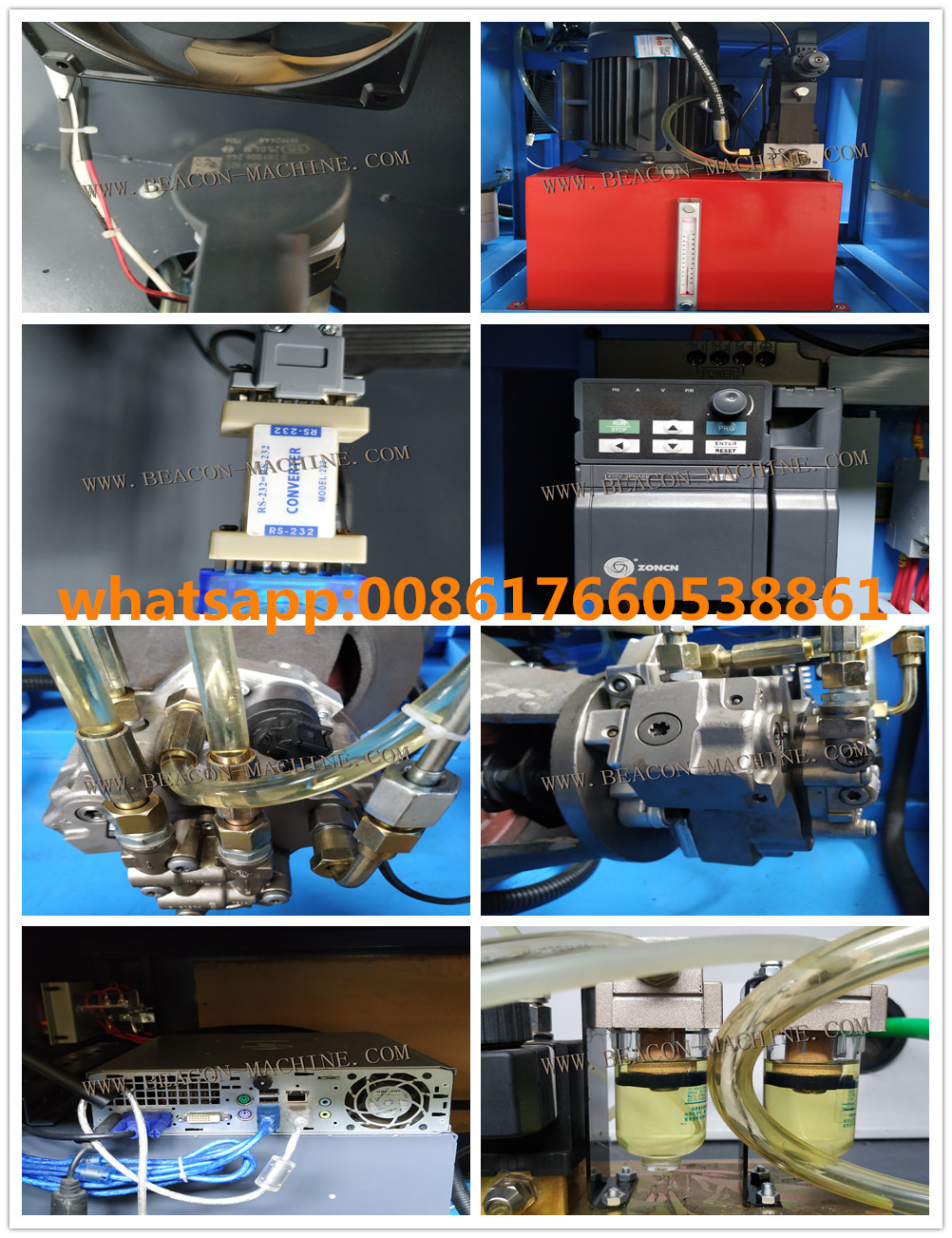 HEUI común carril inyector de calibración máquina CR318 inyector de combustible del equipo de prueba