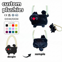 Fabricant de jouets en peluche personnalisés en tissu de coton, pour la création de mascottes de marque de garçons en pull de dessin animé, super douces et câlines à câliner