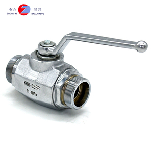 Vanne à bille en acier inoxydable KHM-20SR SS304/316 de fabrication chinoise Zhongye, personnalisable OEM, haute température, huile, haute pression - Product Image 4