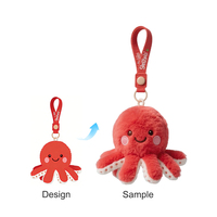 Llavero de Peluche Personalizado de Algodón con Forma de Delfín, Mini Peluche de Tiburón, Colgante para Mochila Escolar, Llavero de Peluche para Estudiantes
