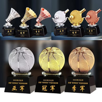 En gros Fantasy Football Trophée Plaque Personnalisé Or Argent Cuivre Cristal Football Trophées Prix