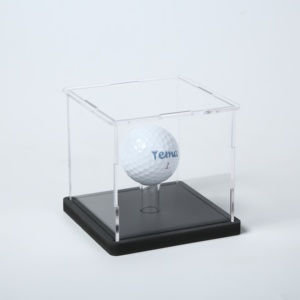 Lot de 24 présentoirs cubiques en acrylique - Protection UV - Pour baseball, balle de tennis, balle de golf, billard