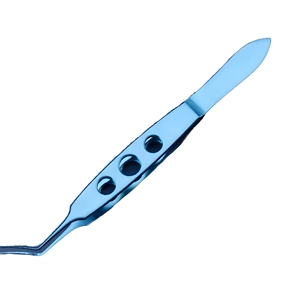 Micro-pinces ophtalmiques en titane de qualité supérieure à manche plat pour la chirurgie de la cataracte – Fournisseur en gros - Product Image 5