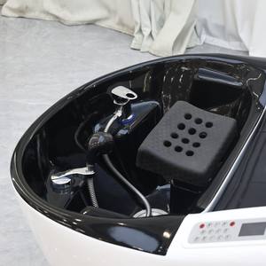 DM Cama de Masaje Eléctrica Ajustable para Terapia Capilar con Vaporizador para Salones de Belleza y Barberías, la Más Vendida - Product Image 5