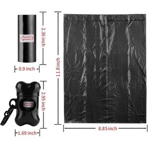 Distributeur de sacs à déjections canines en plastique écologique de haute qualité avec logo personnalisé et contrôle efficace des odeurs - Product Image 2