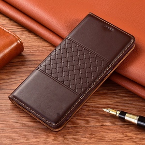 Étui de téléphone portable en cuir véritable de haute qualité avec fente pour carte, couleur unie, pour Redmi 12 13 Pro Plus 4G 5G <span class=keywords><strong>A3</strong></span> K70 - Product Image 6
