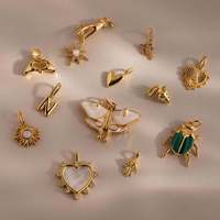 Nouveauté 2026 : Breloques et Broches DIY Personnalisables en Acier Inoxydable Plaqué Or 18K PVD pour Femmes et Hommes