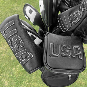 Hot Sale Mallet <b>Putter</b> <b>Headcover</b> Customized Logo Square <b>Putter</b> Head Covers USA Golf Head Cover for <b>Putter</b> with Magnetic - Product Image 5
