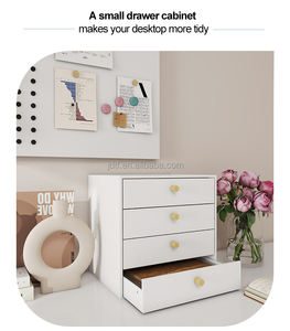 Armoire à tiroirs de bureau en métal, organisateur de bureau pour cosmétiques, papeterie, <span class=keywords><strong>mini</strong></span> rangement en acier pour salon, hôtel, en stock - Product Image 6