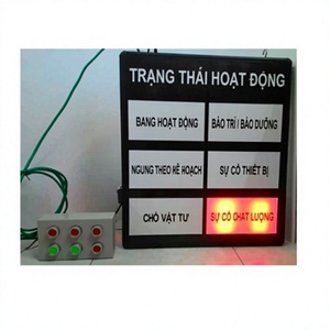 AT-NS-2 Electronic Productivity Board Plastic LED Digital Display Timer <b>Switch</b> Made in Vietnam - Product Image 1