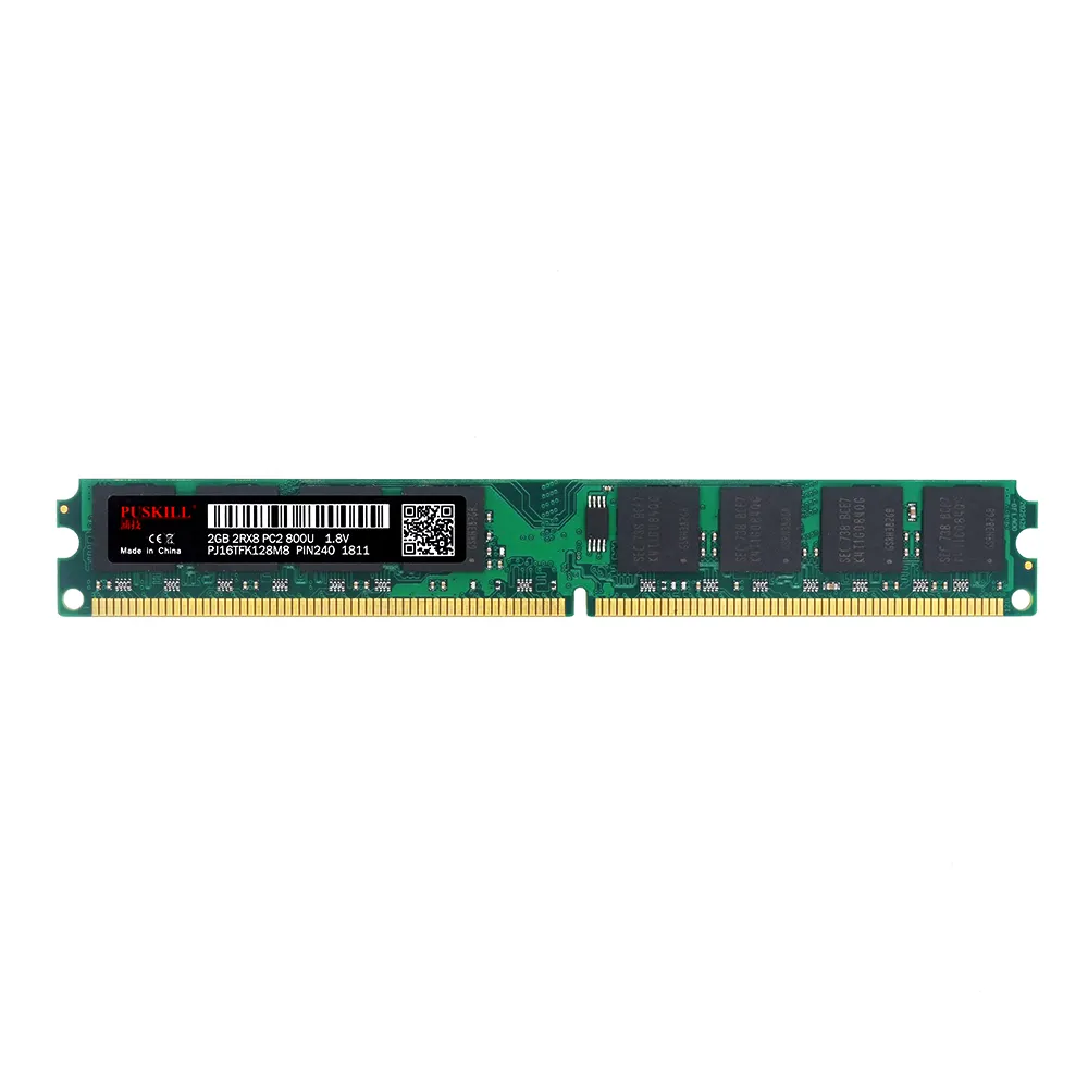 OriginalチップセットHigh Speed Low Price DDR2 2GB 800MHZ Desktop Memoria Module Ram