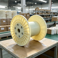 Bobine en plastique vide pour moulage par injection, pour câble électronique, cordon en acier, usinage industriel, plusieurs tailles, logo personnalisé