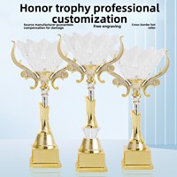Nouveaux trophées en plastique personnalisés avec logo pour événements sportifs, réunions annuelles créatives, récompenses, compétitions de basketball et de football, gravure gratuite
