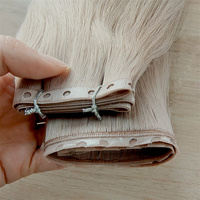 Nouvelles extensions de cheveux vierges russes Remy à cuticules intactes, lisses et soyeuses, ondulées, avec trame Genius Hole double face, sans colle, 10-28 pouces