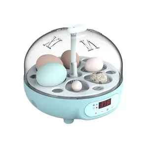 Automatic chicken machine Safety ABS Material Little 6 Pcs Egg Incubator For Birds Chicken Poultry egg incubators