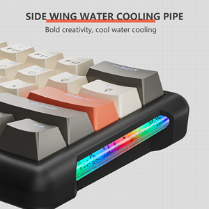 K610 RGB para juegos inalámbricos mecánicos con Bluetooth, 87 teclas, tres modos, enchufe caliente personalizado, interruptor de tecla de repuesto, juego de 61 modos - Product Image 3
