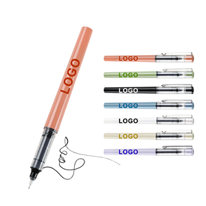 Novel Plastic Multi-color <b>Macaron</b> Gel Pen Bulk School Writing Ink Customized Logo Printing Advertising for Gift Pens - Product Image 1