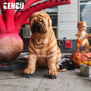 Statue de <span class=keywords><strong>chien</strong></span> <span class=keywords><strong>robot</strong></span> 3D réaliste de 2,5 m de haut, modèle animatronique d'intérieur pour centre commercial, parc d'aventure public - Product Image 3