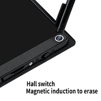 Tablette de dessin numérique réutilisable et effaçable, double écran 6,5 pouces, magnétique, autocollante, en plastique, alimentée par batterie, personnalisable