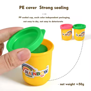 Set de Plastilina y Arcilla Polimérica de 24 Colores, Juguete de Play-Doh y Slime para Creatividad y Diversión - Product Image 3