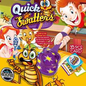 Meilleure vente de jeux intéressants pour la famille et la fête 35 pièces <span class=keywords><strong>jeu</strong></span> de société à cartes rapide écrasé <span class=keywords><strong>cafard</strong></span> enfants jeux de société éducatifs - Product Image 3