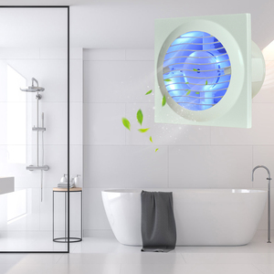 Ventilador de Extracción Eléctrico Moderno de Alta Calidad de 5 Pulgadas, de Plástico, para Baño, con LED, Impermeable IPX4, Flujo de Aire de 180 m/h, Montable en Pared/Techo, OEM/ODM - Product Image 2