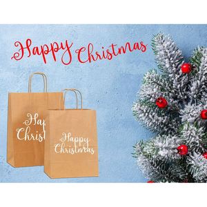 Sacs en papier kraft avec poignées, en gros, taille moyenne, pour cadeaux, shopping, commerce de détail, sacs artisanaux pour petites entreprises, sacs cadeaux élégants - Product Image 6