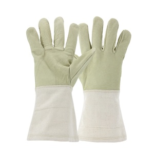 Échantillon gratuit <span class=keywords><strong>de</strong></span> <span class=keywords><strong>gants</strong></span> <span class=keywords><strong>de</strong></span> <span class=keywords><strong>protection</strong></span> des mains à manches longues en cuir <span class=keywords><strong>de</strong></span> porc <span class=keywords><strong>pour</strong></span> <span class=keywords><strong>barbecue</strong></span> jardinage - Product Image 1