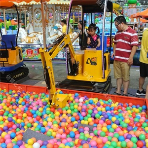 Le dernier grand parc d'entreprise rentable original équipement de manèges de parc d'attractions pour enfants mini pelle pour enfants à vendre - Product Image 1