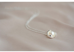 Collane <span class=keywords><strong>con</strong></span> Ciondoli in Argento Sterling 925 <span class=keywords><strong>con</strong></span> Quadrifoglio e Perla per Donna Gioielli di Tendenza - Product Image 3