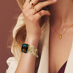 Eraysun <span class=keywords><strong>Bracelet</strong></span> de luxe en acier inoxydable pour <span class=keywords><strong>Huawei</strong></span> Fit3 <span class=keywords><strong>Bracelet</strong></span> de montre élégant et durable Accessoire Smartwatch <span class=keywords><strong>Bracelet</strong></span> Montre de remplacement - Product Image 6