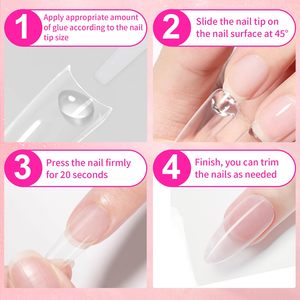 <strong>Top</strong> <strong>Selling</strong> Clear Fast Drying Nail Glue 100% Real Nail Art Decoration Professional Use Strong Durable Non-Toxic Eco-Friendly 2g - Product Image 3