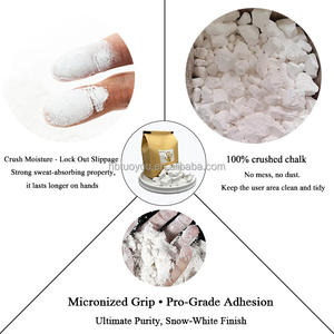 Factory Manufacture Custom Crushed Loose Chunky Gym <strong>Chalk</strong> Rock Climbing Magnesium Carbonate <strong>Chalk</strong> - Product Image 5