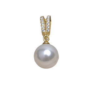 Juego de Pendientes Colgantes en Forma de V de Plata S925 Hechos a Mano para Mujer, Base Hueca con Perla 7-11, Accesorio de Moda DIY, Pendientes Colgantes - Product Image 4