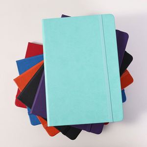 Carnet personnalisé avec impression couleur, fabricants de carnets rigides, bloc-notes en cuir avec bande élastique, en stock, pour journal intime, couverture rigide - Product Image 4