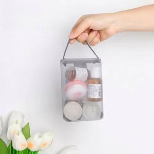 Mesh <b>Transparent</b> Cosmetic <b>Bags</b> Portable Travel Wash Organizer Toiletry <b>Bags</b> Student Stationery <b>Bags</b> <b>Makeup</b> Pouch - Product Image 5