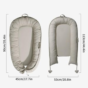<span class=keywords><strong>Cuna</strong></span> Portátil Oeko-Tex 100 con Protección de Barandilla Antipresión, <span class=keywords><strong>Cuna</strong></span> Plegable y Móvil para Recién Nacidos, Cama para Bebés - Product Image 2