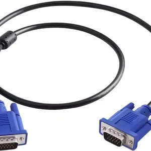 Kabel Monitor VGA ke VGA HD15 Male ke Male untuk proyektor komputer TV (3 kaki)