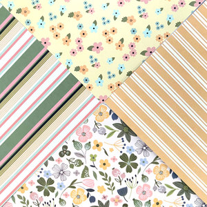 Gf 24 tấm 6 "X6" Dễ Thương Hoa tùy chỉnh khuôn mẫu handmade DIY Craft nền <span class=keywords><strong>Pad</strong></span> chết cắt scrapbooking giấy gói - Product Image 6