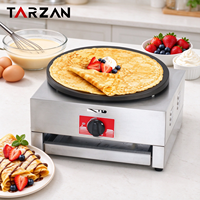 Crêpière électrique professionnelle de comptoir pour restaurants, hôtels et cuisines