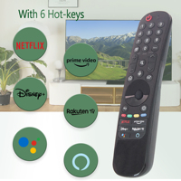 Control remoto por voz de repuesto para LG Smart TV, MR21GA para LG TV reemplazo remoto con función de voz y puntero