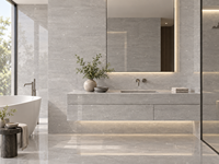 Dalles de marbre gris Cendrillon en pierre naturelle pour îlots de cuisine, dessus de table à manger, tables basses, panneaux muraux et dessus de meubles de salle de bain