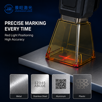 Machine de marquage laser fibre CNC 3D JINGWANG 50W avec prise en charge AI/DWG, conception portable pour la gravure sur métal de grandes pièces