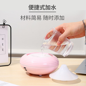 Mini Indoor <b>Humidifier</b> USB Silent 0.5L 7 Color Night Light Aromatherapy For Home Office Desk - Product Image 2