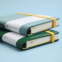 Logotipo personalizado A7 tamaño 100 hojas Mini cuaderno de viaje promocional PU cuero interior Color dibujo e impresión cuaderno lote mixto