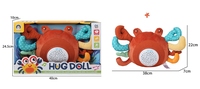 Jouets en peluche pour bébé, crabe, projecteur de lumière nocturne pour enfants, jouets apaisants pour bébé